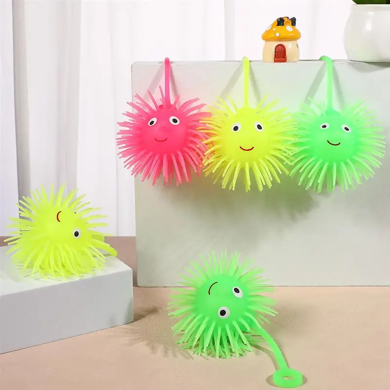 6/8Pcs Cartoon Light Up Glowing Hair Flash Ball Baby Elasticity Fun Toys Gifts Children Squeeze LED Anti Stress Toys Random
6/8Pcs Cartoon Light Up Glowing Hair Flash Ball Baby Elasticity Fun Toys Gifts Children Squeeze LED Anti Stress Toys Random