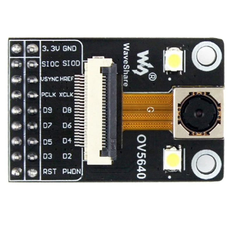 Waveshare OV5640 Camera Module 5MP 2592X1944P STM32 Camera Supports Auto Focus Flash Function
Waveshare OV5640 Camera Module 5MP 2592X1944P STM32 Camera Supports Auto Focus Flash Function