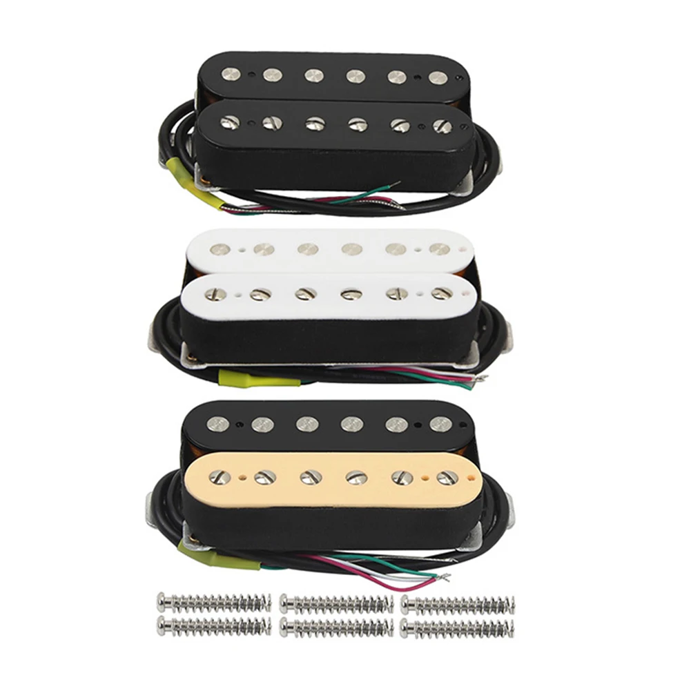 2pcs Ceramic Humbucker Pickup Double Coil Electric Guitar Pickup Neck And Bridge Zebra Color For ST SQ Guitars
2pcs Ceramic Humbucker Pickup Double Coil Electric Guitar Pickup Neck And Bridge Zebra Color For ST SQ Guitars