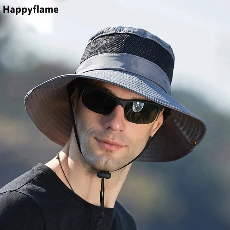 Hot Men's Panama Hat Outdoor UV-proof Breathable Bucket Hat Wide Brim Hat Summer Hiking Anti-UV Sun Hat Fisherman Hat Cowboy Cap
Hot Men's Panama Hat Outdoor UV-proof Breathable Bucket Hat Wide Brim Hat Summer Hiking Anti-UV Sun Hat Fisherman Hat Cowboy Cap