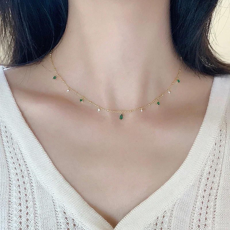 Gold Colour Zircon Tassels Female Chokers Necklace Designer Jewelry For Women Free Shipping Christmas Gift GaaBou Jewellery
Gold Colour Zircon Tassels Female Chokers Necklace Designer Jewelry For Women Free Shipping Christmas Gift GaaBou Jewellery