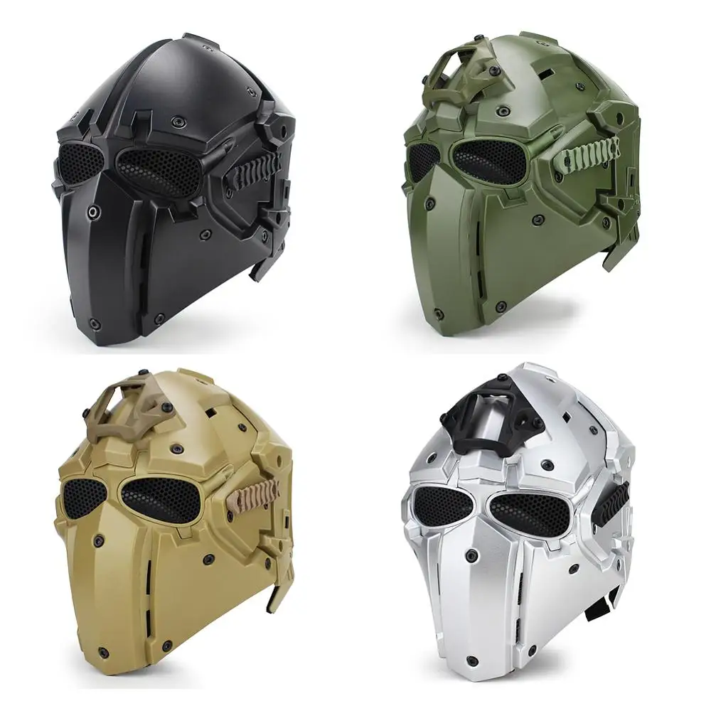 Full Face Airsoft Paintball Mask Helmet with 4 Lenses Military Army Protective CS Game Mask Helmet Sports Safety Accessorie
Full Face Airsoft Paintball Mask Helmet with 4 Lenses Military Army Protective CS Game Mask Helmet Sports Safety Accessorie