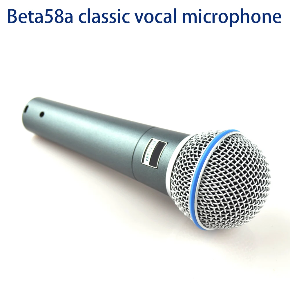 Профессиональный проводной микрофон Shure BETA58A с подвижной катушкой, микрофон для выступлений на сцене в реальном времени K-song
Профессиональный проводной микрофон Shure BETA58A с подвижной катушкой, микрофон для выступлений на сцене в реальном времени K-song