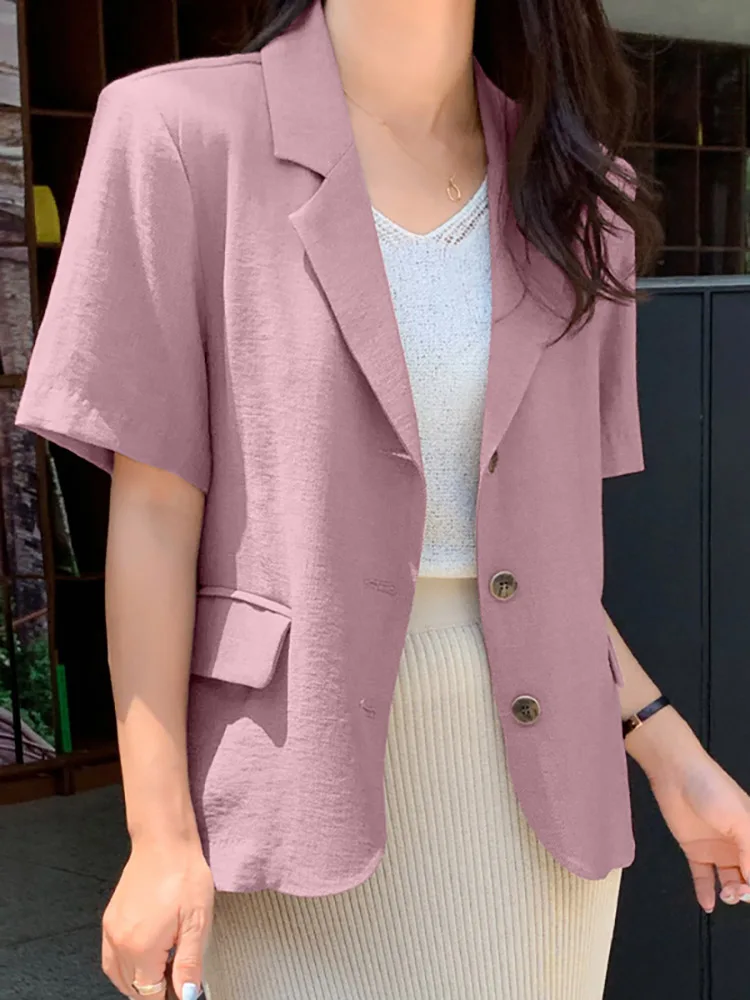 Women Blazers 2023 VONDA Elegant Solid Color Coats Femininas Casual Women Office Coats Oversized Fashion Oversized Blazers Baggy
Women Blazers 2023 VONDA Elegant Solid Color Coats Femininas Casual Women Office Coats Oversized Fashion Oversized Blazers Baggy