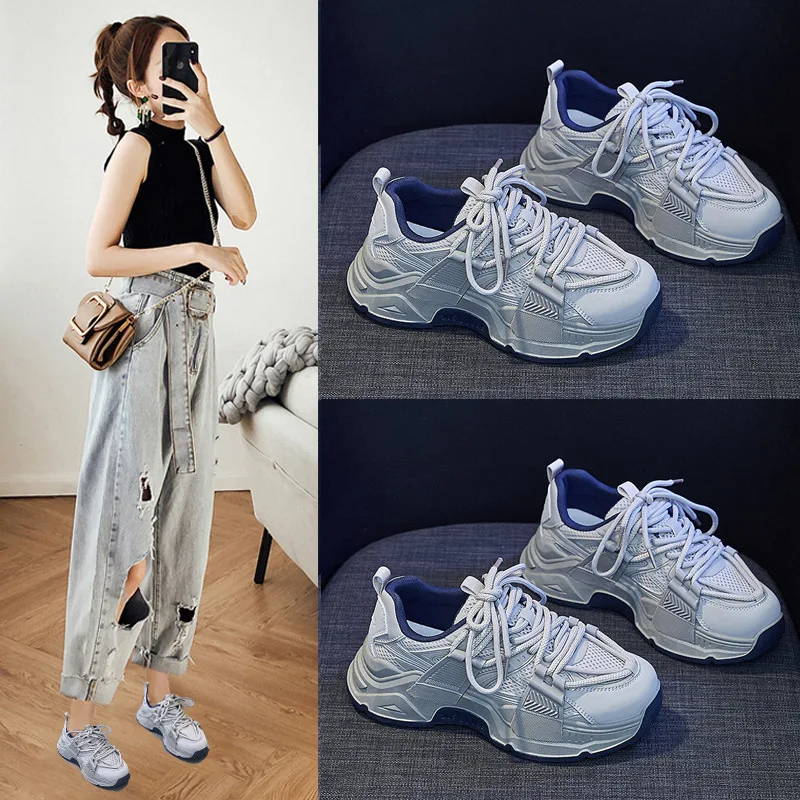 Flats Khaki Shoes For Woman 2023 Platform Sneakers Tennis Female Height Increase Ladies PU Running Student Waterproof Skateboard
Flats Khaki Shoes For Woman 2023 Platform Sneakers Tennis Female Height Increase Ladies PU Running Student Waterproof Skateboard