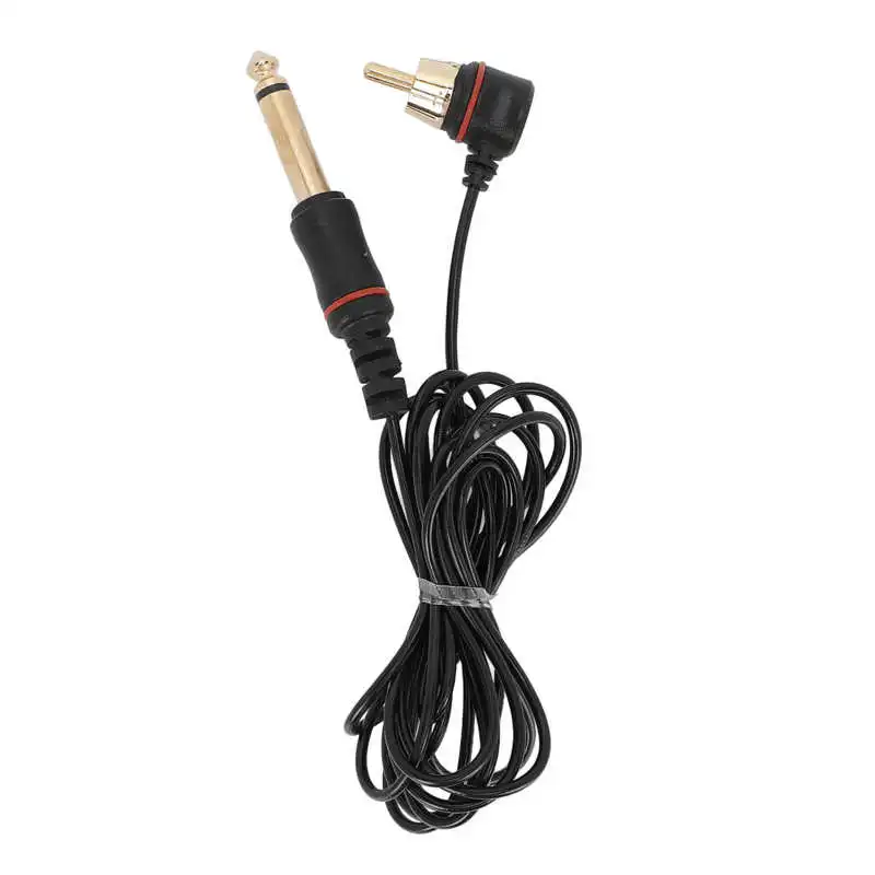 Soft Wire Tattoo Cord Sturdy Professional Good Conductivity High Temperature Resistance Ultra Fine Tattoo RCA Clip Cord 2m for
Soft Wire Tattoo Cord Sturdy Professional Good Conductivity High Temperature Resistance Ultra Fine Tattoo RCA Clip Cord 2m for