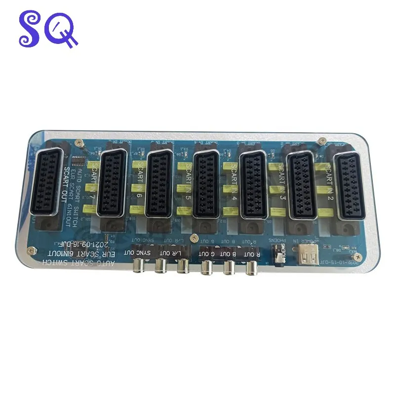 New 6 IN 1 OUT Mini SCART Distributor Converter Video 6 INPUT & 1 OUTPUT Auto Switcher For MD/MD2/SS/PS/PS2/PS3 Game Cabinet
New 6 IN 1 OUT Mini SCART Distributor Converter Video 6 INPUT & 1 OUTPUT Auto Switcher For MD/MD2/SS/PS/PS2/PS3 Game Cabinet