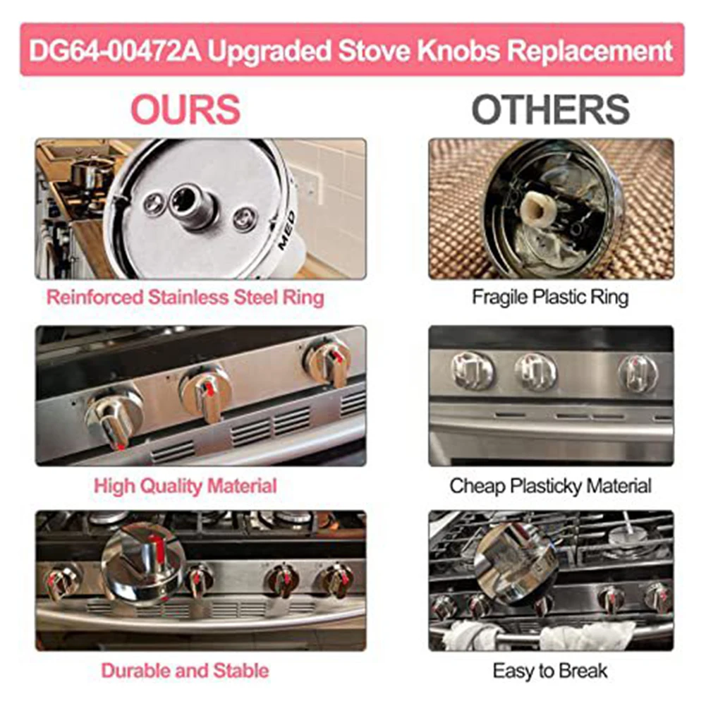 Ручка управления газовой плитой, 5 шт.
Ручка управления газовой плитой, 5 шт.