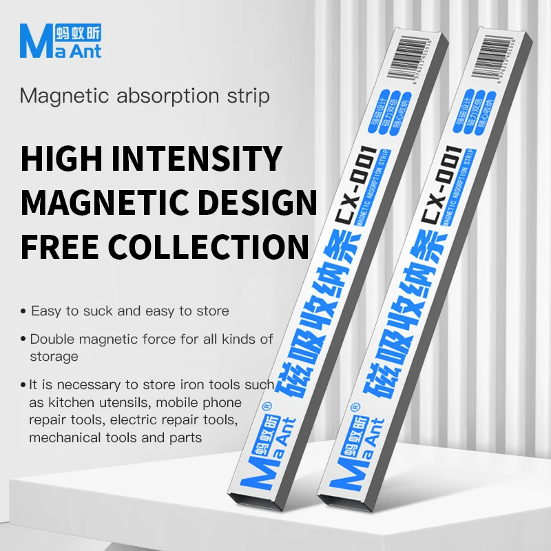 MaAnt Magnetic Absorption Strip Waterproof Corrosion-Resistant High Intensity Free Collection Plate for Storing Phone Repair
MaAnt Magnetic Absorption Strip Waterproof Corrosion-Resistant High Intensity Free Collection Plate for Storing Phone Repair