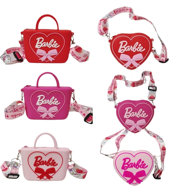 Barbie Kawaii Girls Pink Shoulder Bag Child Cartoon Silica Gel Coin Toy Bag Portable Large Capacity Storage Messenger Bag Gift
Barbie Kawaii Girls Pink Shoulder Bag Child Cartoon Silica Gel Coin Toy Bag Portable Large Capacity Storage Messenger Bag Gift