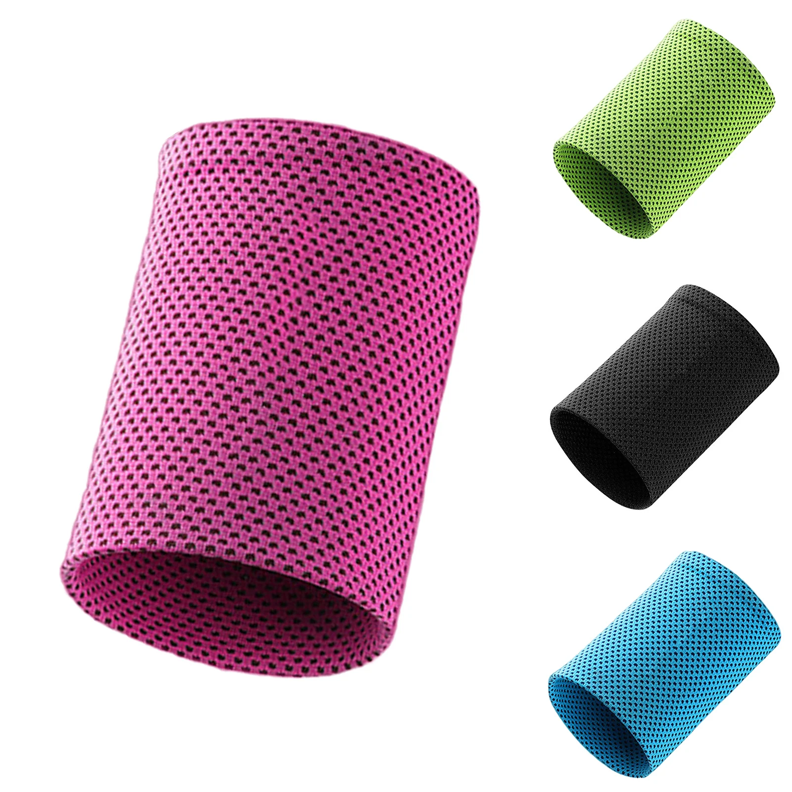 Ice Silk Elastic Wristband Sports Wrist Sweatband Cycling Summer Sports Effectively Block The Harmful Sun
Ice Silk Elastic Wristband Sports Wrist Sweatband Cycling Summer Sports Effectively Block The Harmful Sun