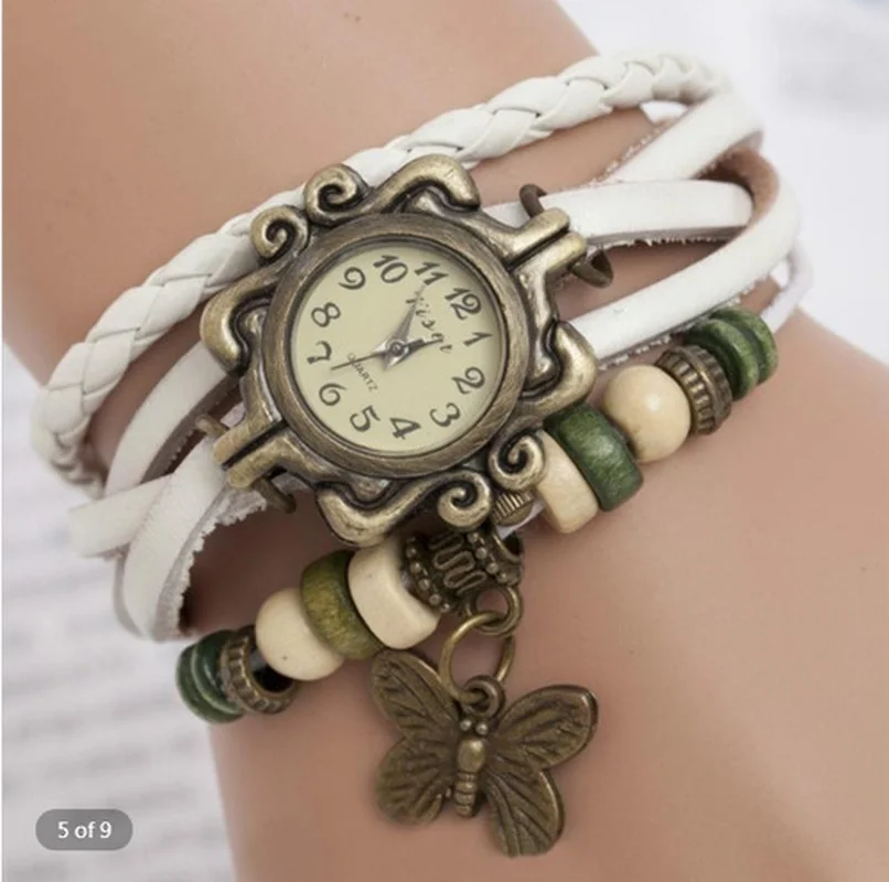 Women's Casual Vintage Multi Layer Butterfly Faux Leather Bracelet Wrist Watch Ladies Female Clock Montre Femme Relogios
Women's Casual Vintage Multi Layer Butterfly Faux Leather Bracelet Wrist Watch Ladies Female Clock Montre Femme Relogios