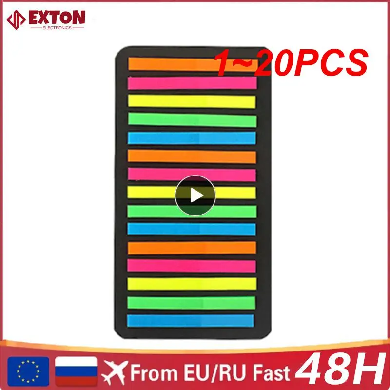 1 ~ 20 шт. липкие закладки, ПВХ липкие этикетки, легкие, без следов, модные флуоресцентные самоклеящиеся заметки, декоративные заметки с подкладкой 
1 ~ 20 шт. липкие закладки, ПВХ липкие этикетки, легкие, без следов, модные флуоресцентные самоклеящиеся заметки, декоративные заметки с подкладкой