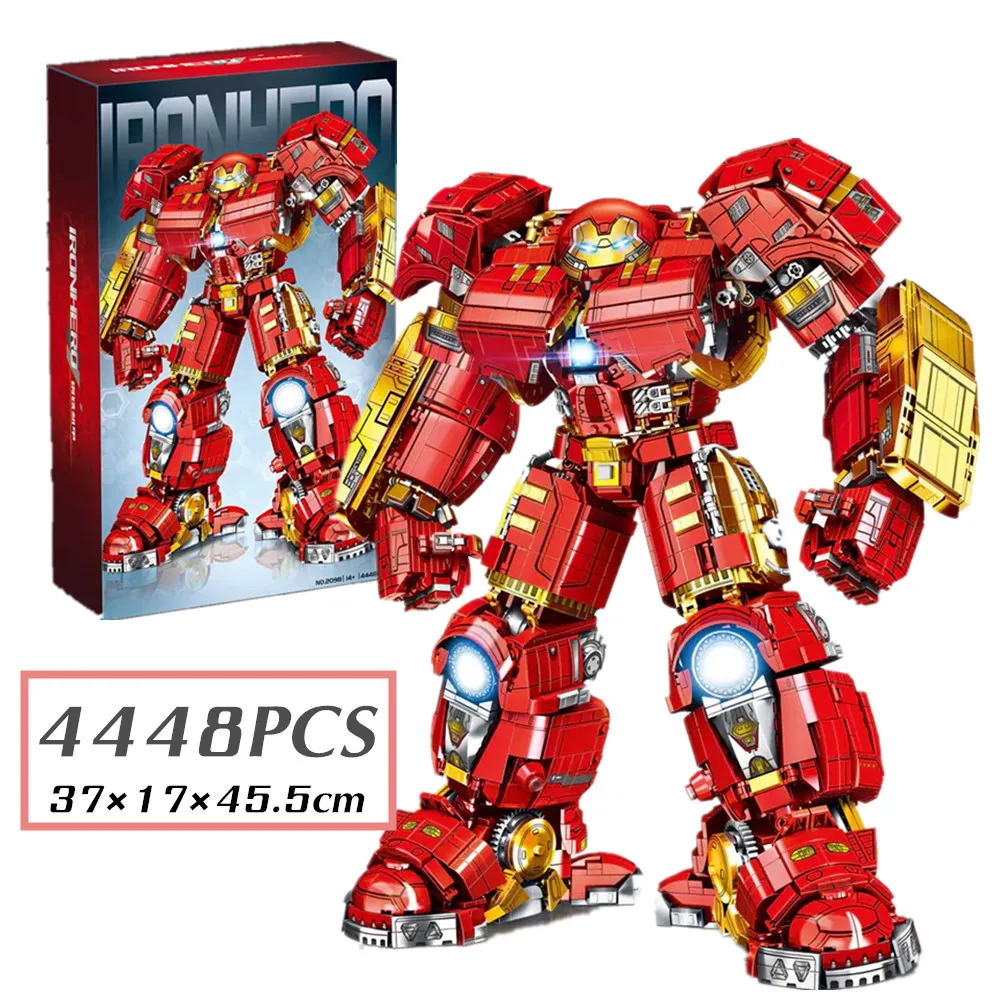 4448PCS Disney Hulkbuster Iron Man Ironman Marvel Avengers Robot Figures Model Building Brick Block Gift Toy Boys Set
4448PCS Disney Hulkbuster Iron Man Ironman Marvel Avengers Robot Figures Model Building Brick Block Gift Toy Boys Set