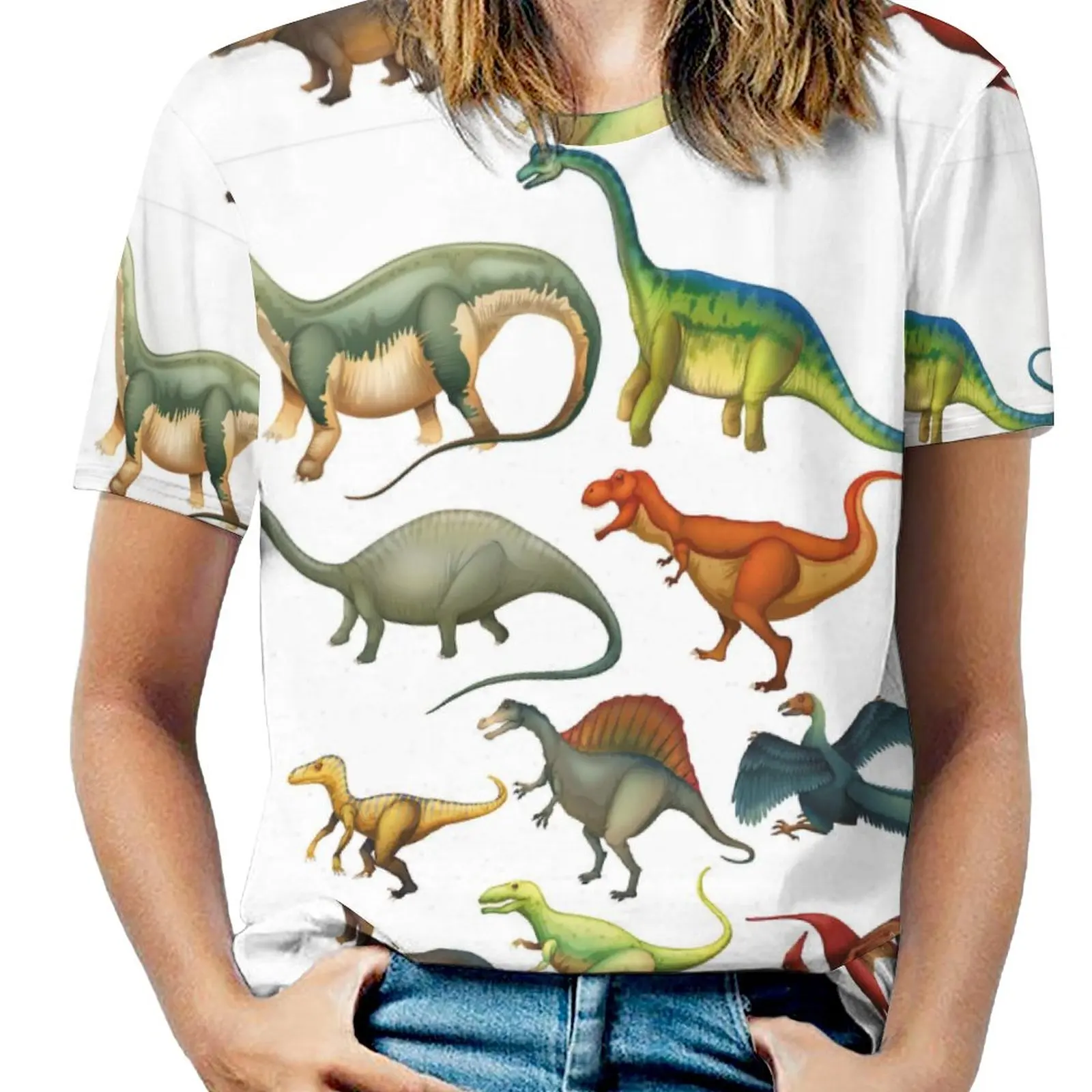 Various Different Animals from Jurassic Period Cartoon Mammals Pattern T-shirt Harajuku Top Tee Casual Graphic Aactivity Competi
Various Different Animals from Jurassic Period Cartoon Mammals Pattern T-shirt Harajuku Top Tee Casual Graphic Aactivity Competi