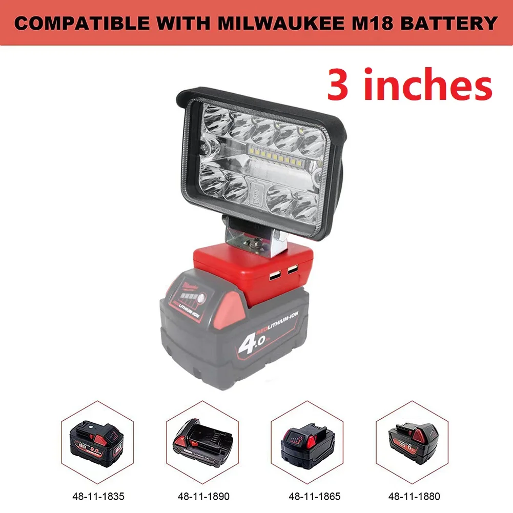 For Work Light LED Light Equipment & Tools 14.4-20V 18/34/48/57LED 5500-6000K Automatically Adjusted
For Work Light LED Light Equipment & Tools 14.4-20V 18/34/48/57LED 5500-6000K Automatically Adjusted