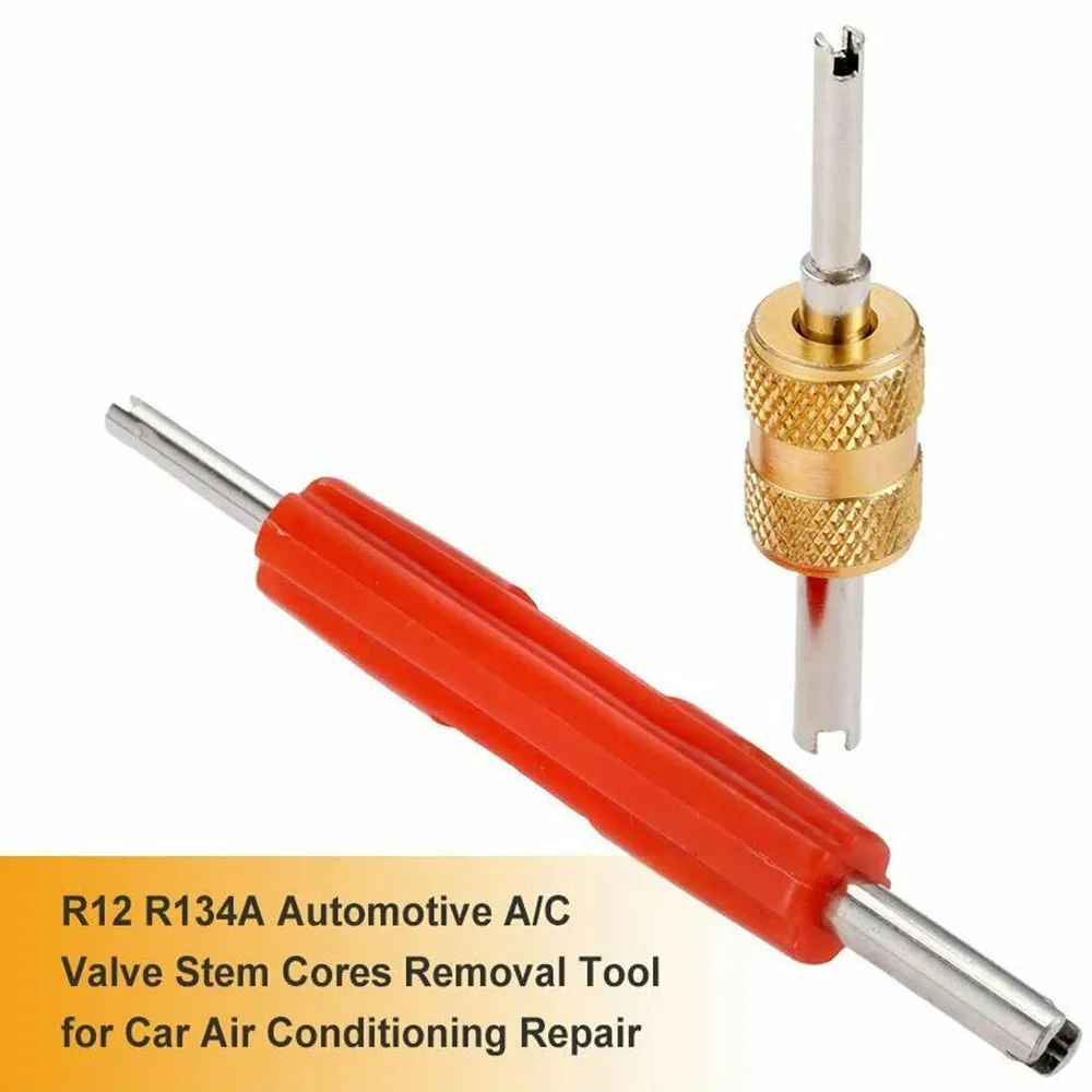 Air Conditioner Valve Stem Core Remover Removal Tool For R134 R12 AC Car AC Repair Dual Head Tire Repair Tools
Air Conditioner Valve Stem Core Remover Removal Tool For R134 R12 AC Car AC Repair Dual Head Tire Repair Tools