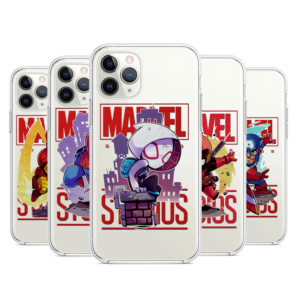 Avengers Print Marvel For Apple iPhone 7 8 X XR XS 11 12 13 Pro Max Mini Plus luxury Transparent Non-slip Phone Case
Avengers Print Marvel For Apple iPhone 7 8 X XR XS 11 12 13 Pro Max Mini Plus luxury Transparent Non-slip Phone Case