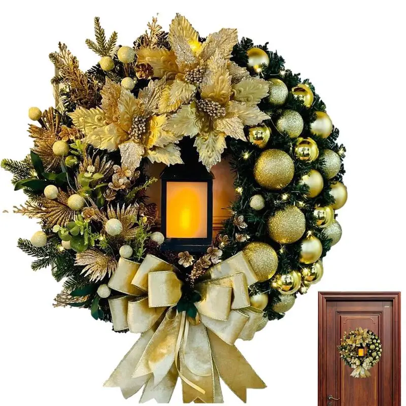Cordless Artificial Christmas Wreath Cordless LED Wreath With Artificial Flower Seasonal Ornament Christmas Decoration For Front
Cordless Artificial Christmas Wreath Cordless LED Wreath With Artificial Flower Seasonal Ornament Christmas Decoration For Front