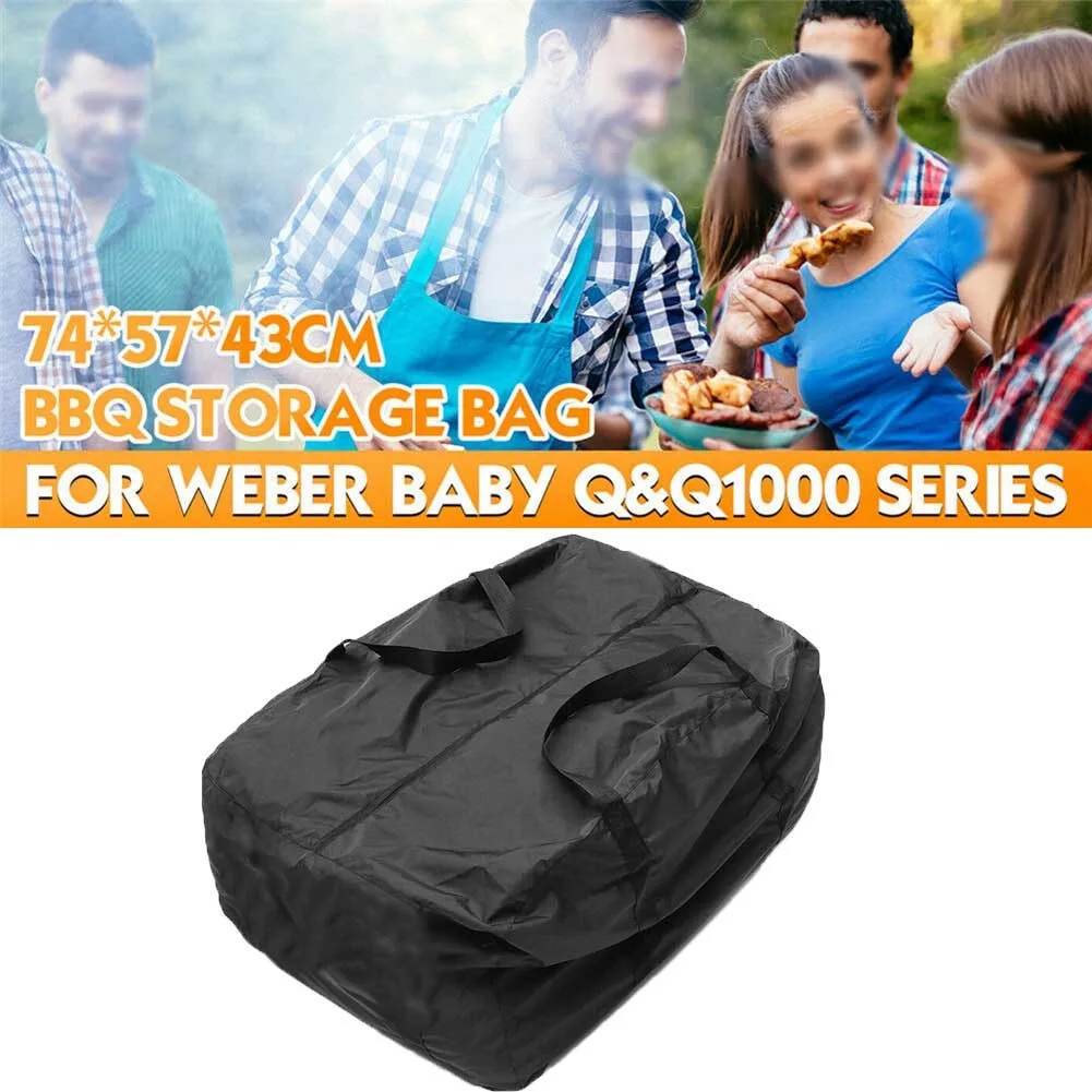 

74*57*43cm Storage Carry Bag BBQ Storage Carry Charcoal Grill Duffle Bag For Weber BABY Q&Q1000 Series Portable