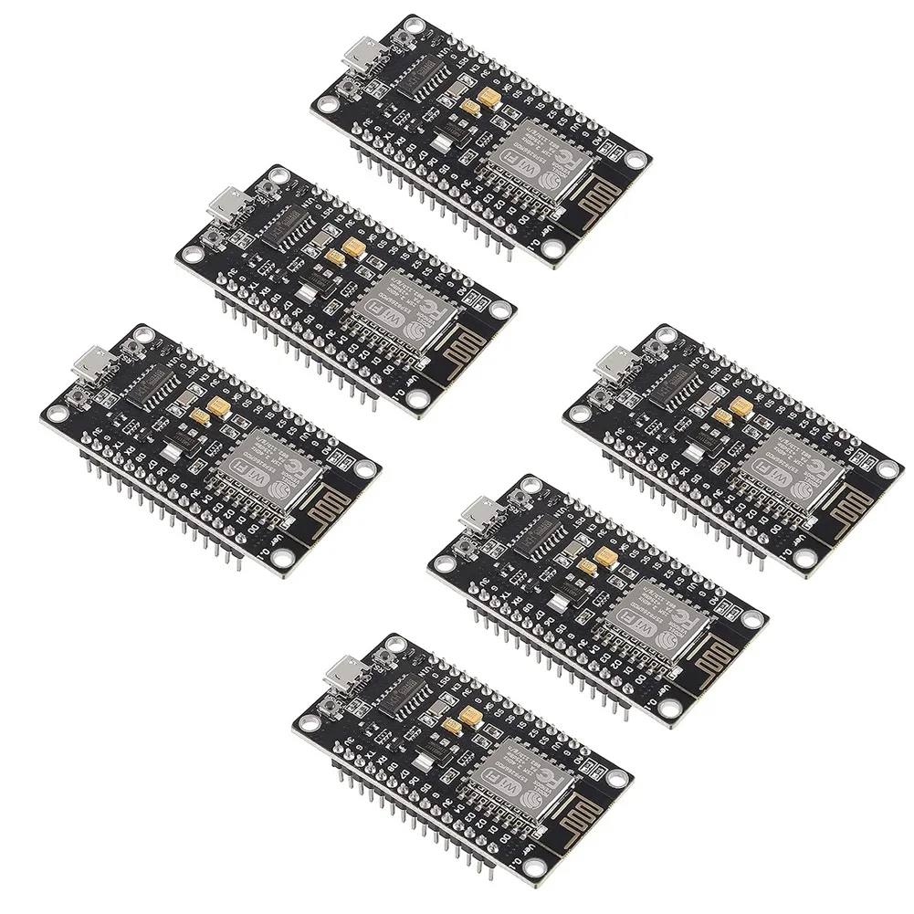 6Pcs Node-MCU V3 Wireless Module ESP8266 ESP-12F WiFi Development Board with CH-340
6Pcs Node-MCU V3 Wireless Module ESP8266 ESP-12F WiFi Development Board with CH-340