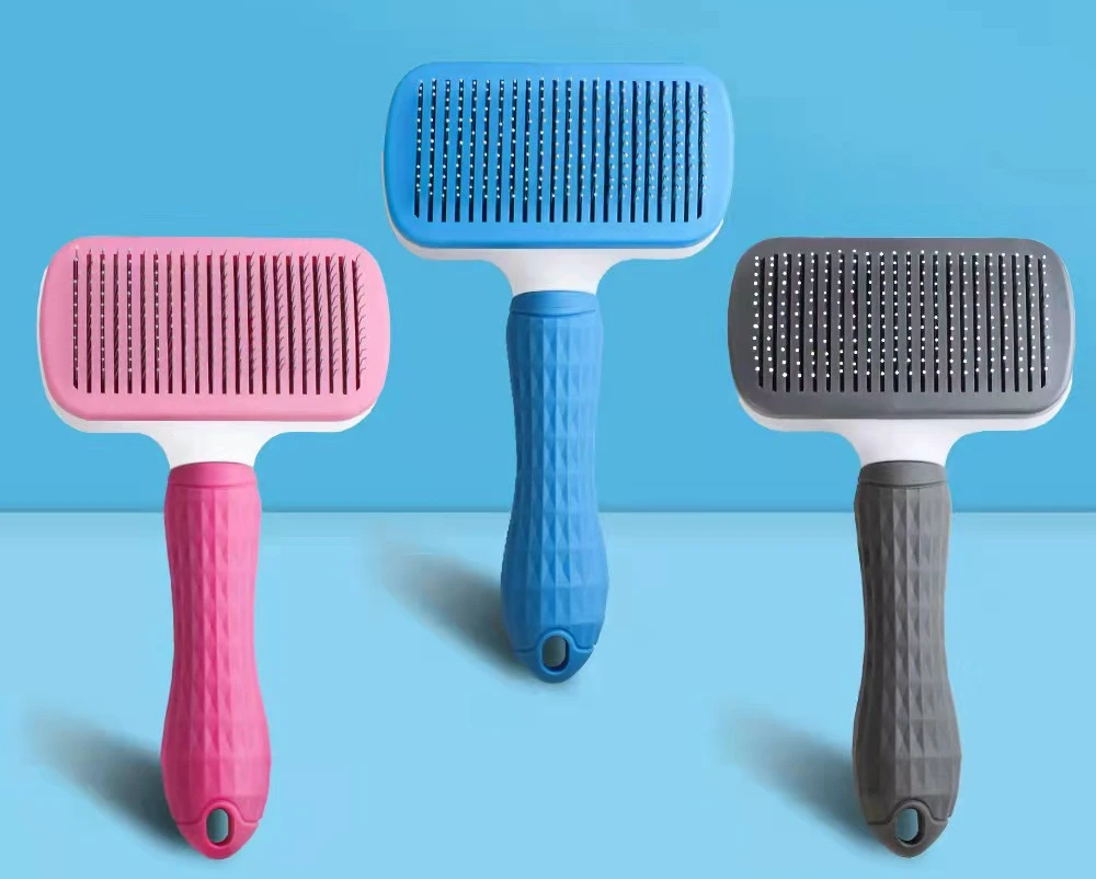 Pet Comb One-click for Dogs and Cats Brush Floating Self-cleaning Long Hairs Removal Special Beauty Steel Combs Pet Supplies
Pet Comb One-click for Dogs and Cats Brush Floating Self-cleaning Long Hairs Removal Special Beauty Steel Combs Pet Supplies