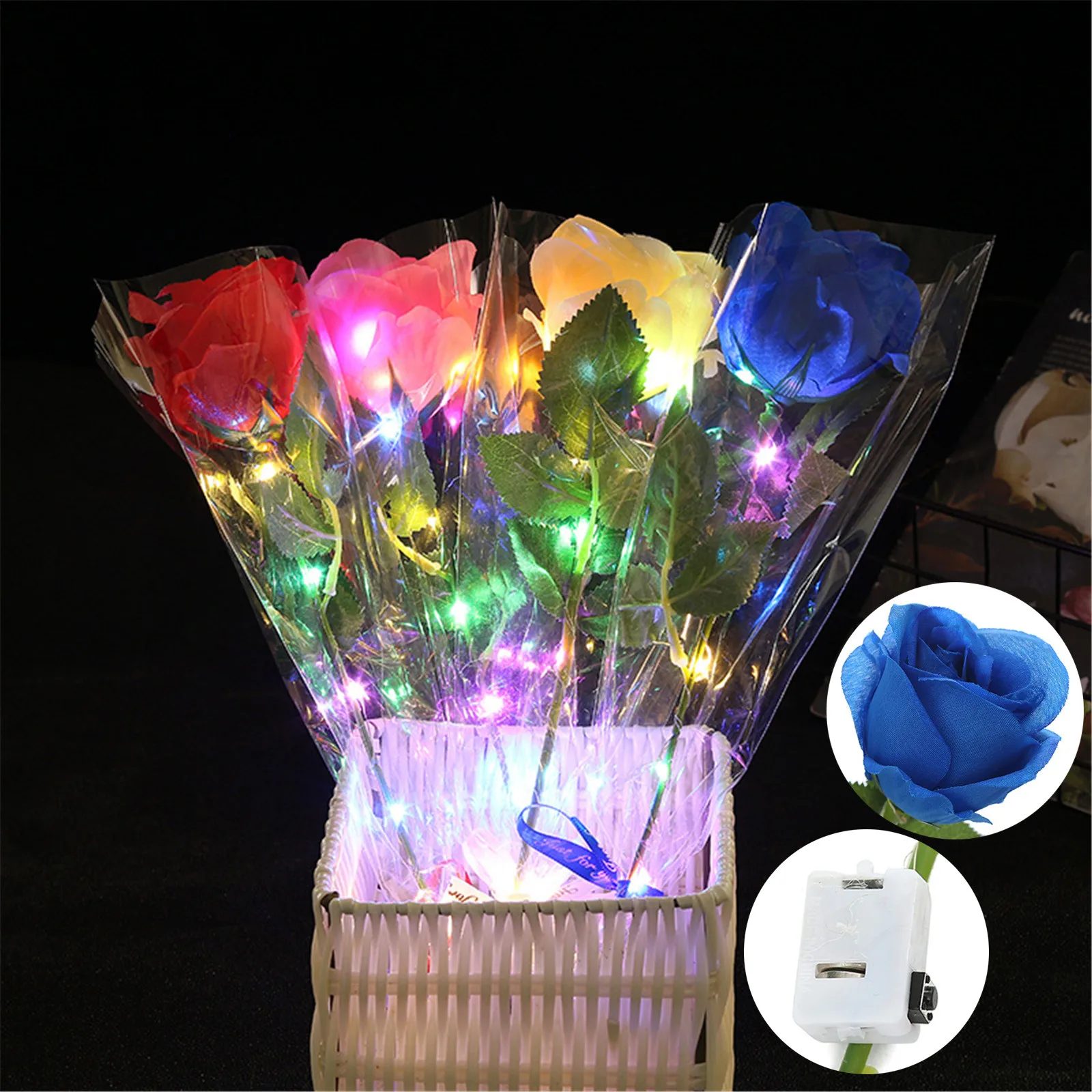Glowing Roses Flower Creative Led Simulation Rose With String Lights In Dome For Christmas Valentine's Day Gift
Glowing Roses Flower Creative Led Simulation Rose With String Lights In Dome For Christmas Valentine's Day Gift