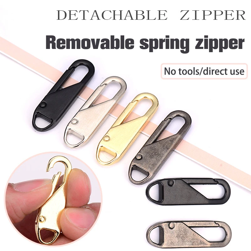 2pcs Fashion Metal zipper repair kits Zippers lightning zippers puller for Zipper Slider DIY Sewing Craft sewing Kits Metal Zip
2pcs Fashion Metal zipper repair kits Zippers lightning zippers puller for Zipper Slider DIY Sewing Craft sewing Kits Metal Zip