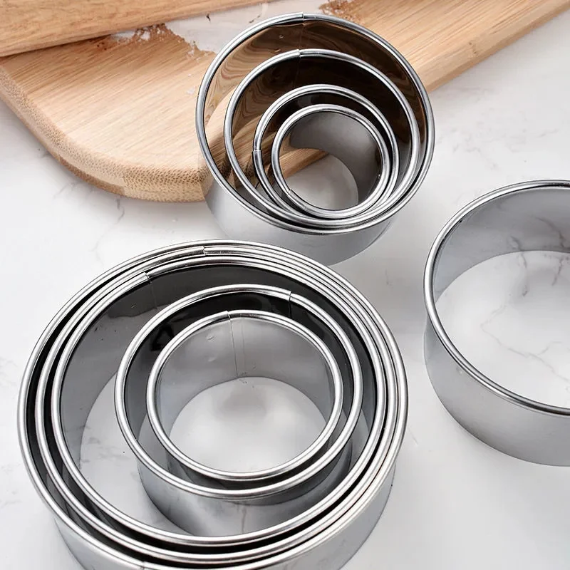 Stainless Steel Mold Round Dumpling Skin Cutting Mould DIY Biscuit Pastry Fondant Baking Tools Kitchen Baking Accessories
Stainless Steel Mold Round Dumpling Skin Cutting Mould DIY Biscuit Pastry Fondant Baking Tools Kitchen Baking Accessories
