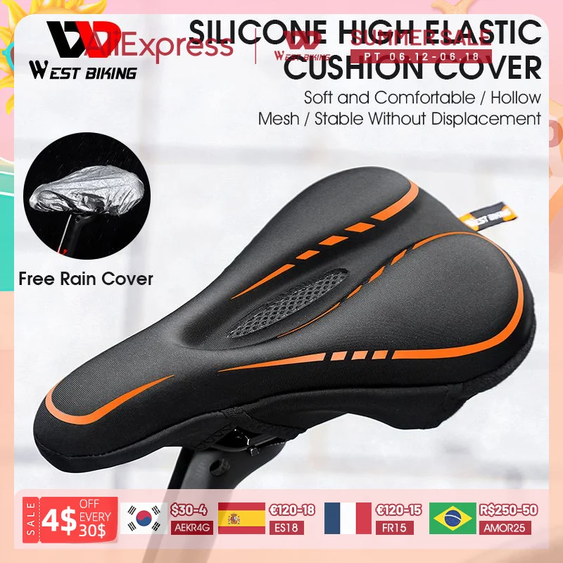 Чехол для велосипедного седла WEST BIKING GEL, Чехол для сидения горного и дорожного велосипеда, комфортная дышащая Нескользящая подушка для вело...
Чехол для велосипедного седла WEST BIKING GEL, Чехол для сидения горного и дорожного велосипеда, комфортная дышащая Нескользящая подушка для вело...