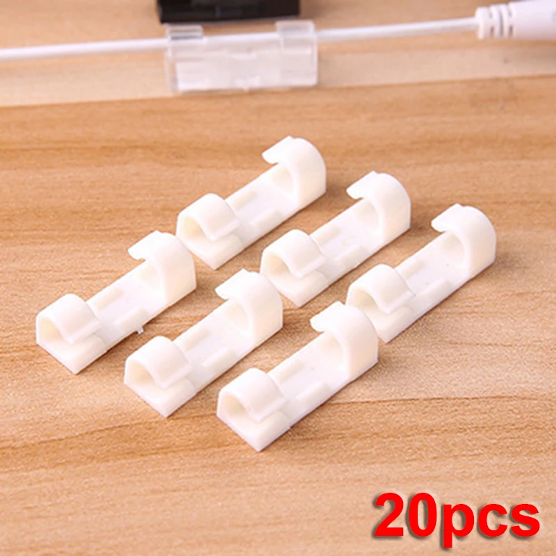 20Pcs Self Stick Wire Cable Cord Clips Clamp Table Wall Tidy Organizer Holder Self-Adhesive Wire Organizer
20Pcs Self Stick Wire Cable Cord Clips Clamp Table Wall Tidy Organizer Holder Self-Adhesive Wire Organizer