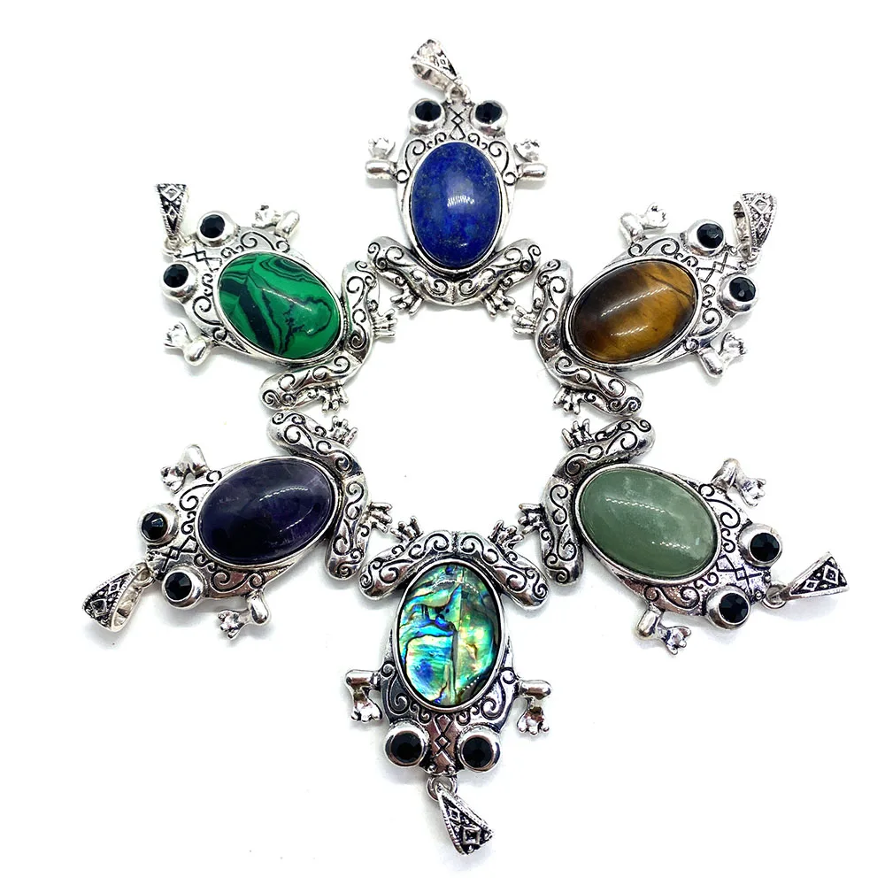 1pcs Cute Little Frog Shaped Brooch Sky Abalone Shell Pearl Malachite Agate Pendant Elegant Lady DIY Handmade Jewelry 38x50mm
1pcs Cute Little Frog Shaped Brooch Sky Abalone Shell Pearl Malachite Agate Pendant Elegant Lady DIY Handmade Jewelry 38x50mm