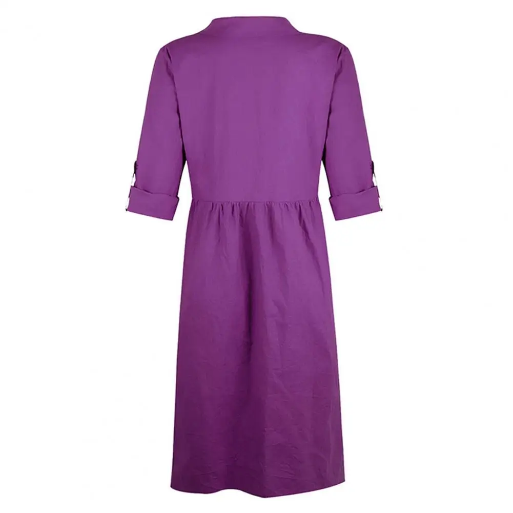 Pullover Dress Stitching Design Breathable Lightweight Women Loose Midi Basic Dress Casual Dress Streetwear
Pullover Dress Stitching Design Breathable Lightweight Women Loose Midi Basic Dress Casual Dress Streetwear