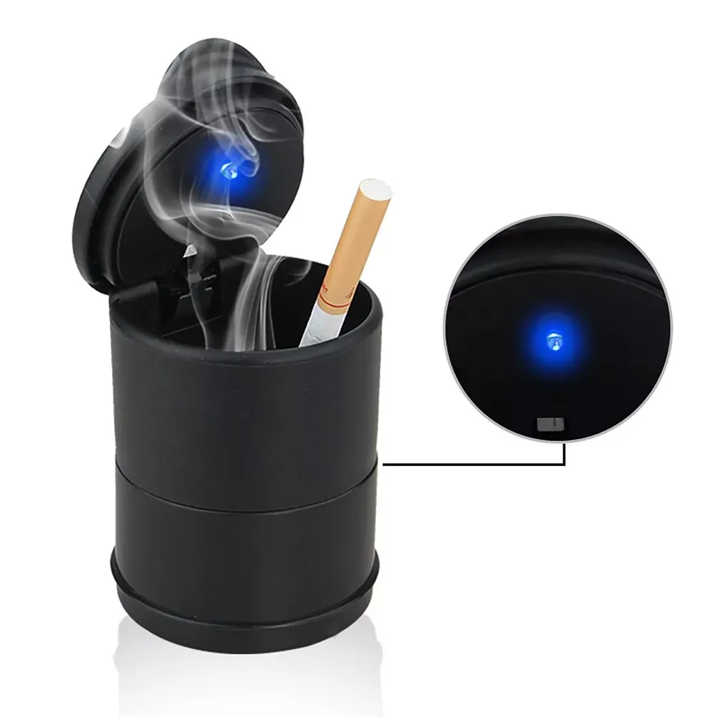 2 Type Portable LED Ashtray For Car Black Ashtrays With Lids Cylinder Cigarette Ashtray With Detachable Storage Box
2 Type Portable LED Ashtray For Car Black Ashtrays With Lids Cylinder Cigarette Ashtray With Detachable Storage Box