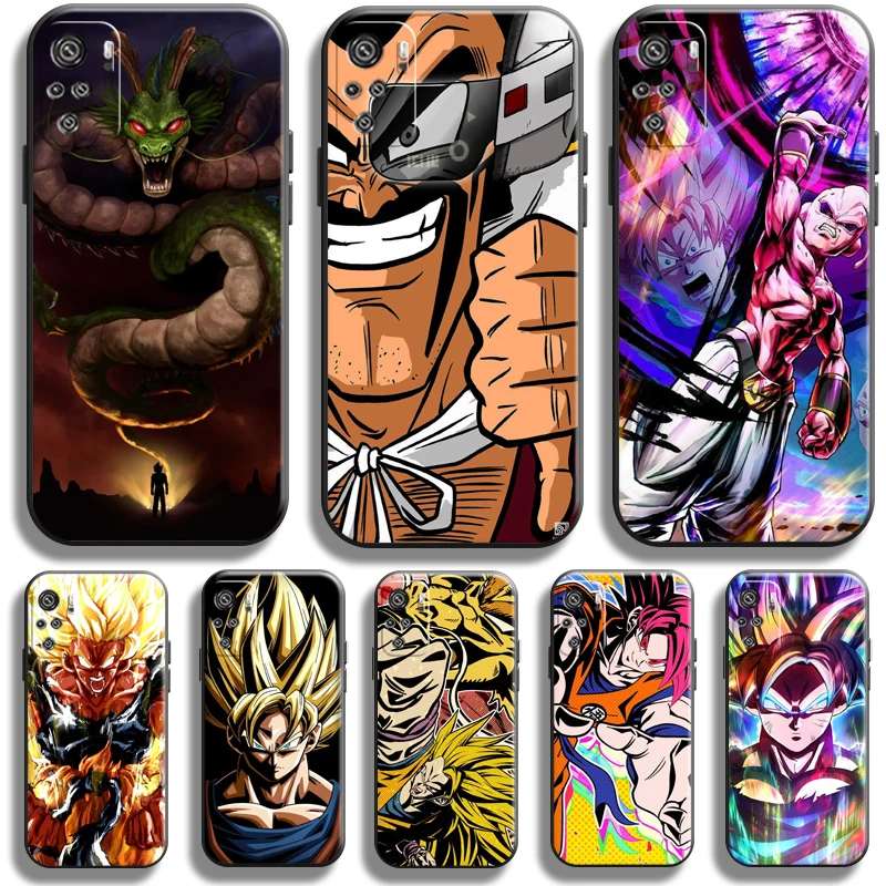 Japan Anime Dragon Ball Goku Phone Case For Xiaomi Redmi Note 10 10S Pro Redmi Note 10 10T 5G Carcasa Back Black Liquid Silicon 
Japan Anime Dragon Ball Goku Phone Case For Xiaomi Redmi Note 10 10S Pro Redmi Note 10 10T 5G Carcasa Back Black Liquid Silicon