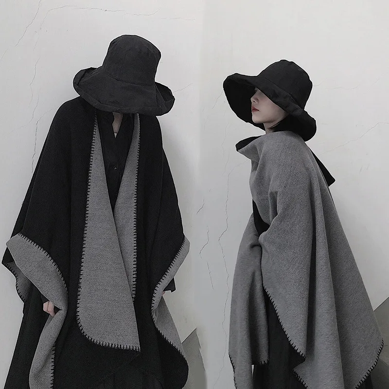 Hehua Guangyue 22 Classic Solid Color Cashmere-like Split Shawl Cape Artistic Youth Fan Cover Blanket Cape Cloak
Hehua Guangyue 22 Classic Solid Color Cashmere-like Split Shawl Cape Artistic Youth Fan Cover Blanket Cape Cloak