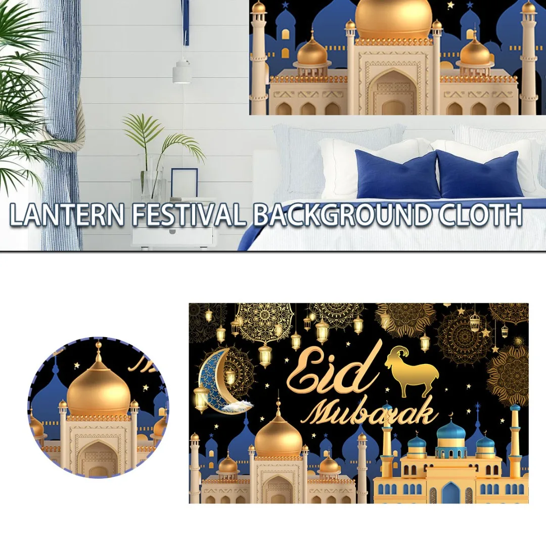 Eid Mubarak Backdrop Banner Muslim Ramadan Banner Photo Booth Party Decorations Polyester photo booth backdrop Ornaments Gifts
Eid Mubarak Backdrop Banner Muslim Ramadan Banner Photo Booth Party Decorations Polyester photo booth backdrop Ornaments Gifts
