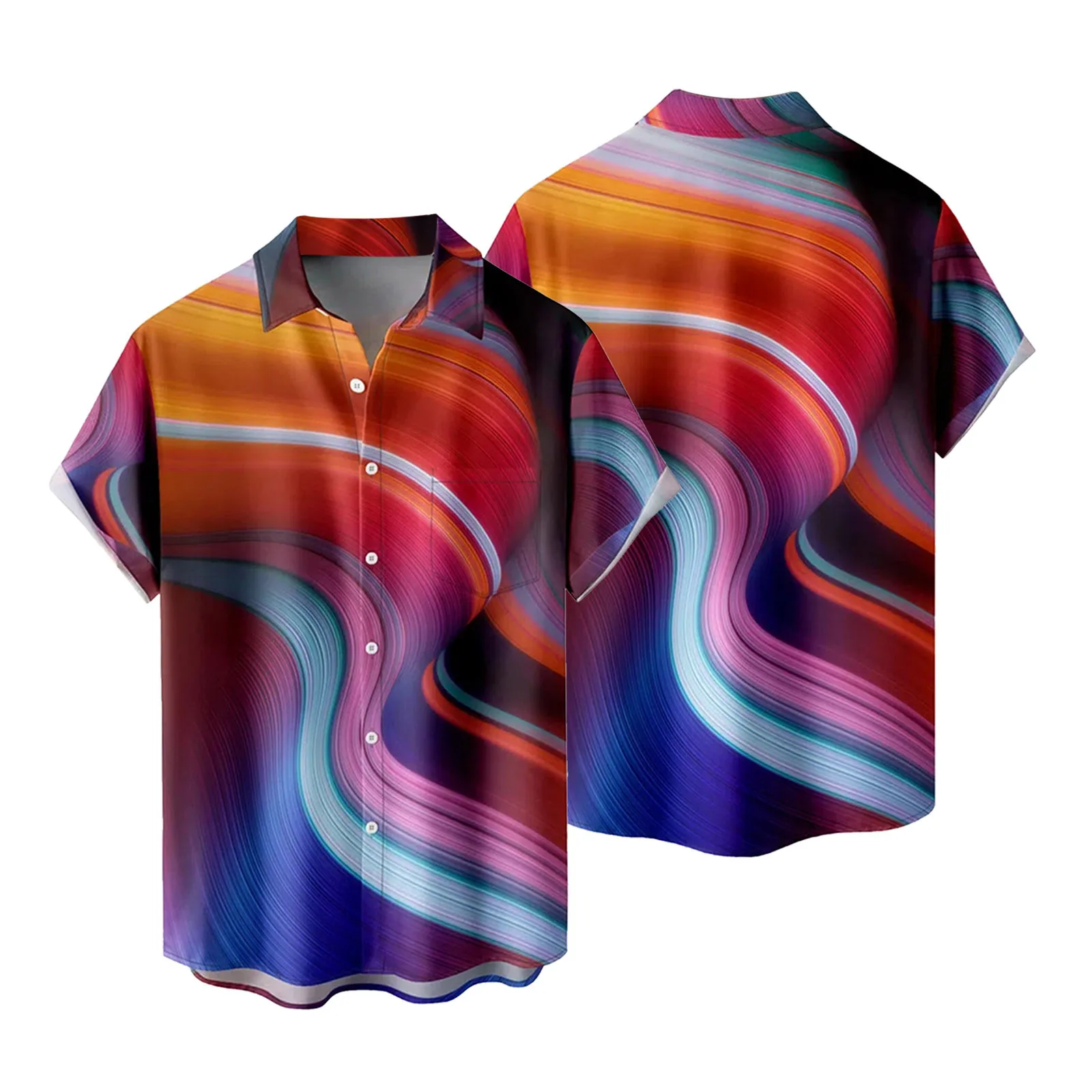 Mens Fashion And Leisure 3D Digital Printing Buckle Pocket Lapel Short Sleeve Shirt Top Mens Turn down Collar Floral Dress Shirt
Mens Fashion And Leisure 3D Digital Printing Buckle Pocket Lapel Short Sleeve Shirt Top Mens Turn down Collar Floral Dress Shirt