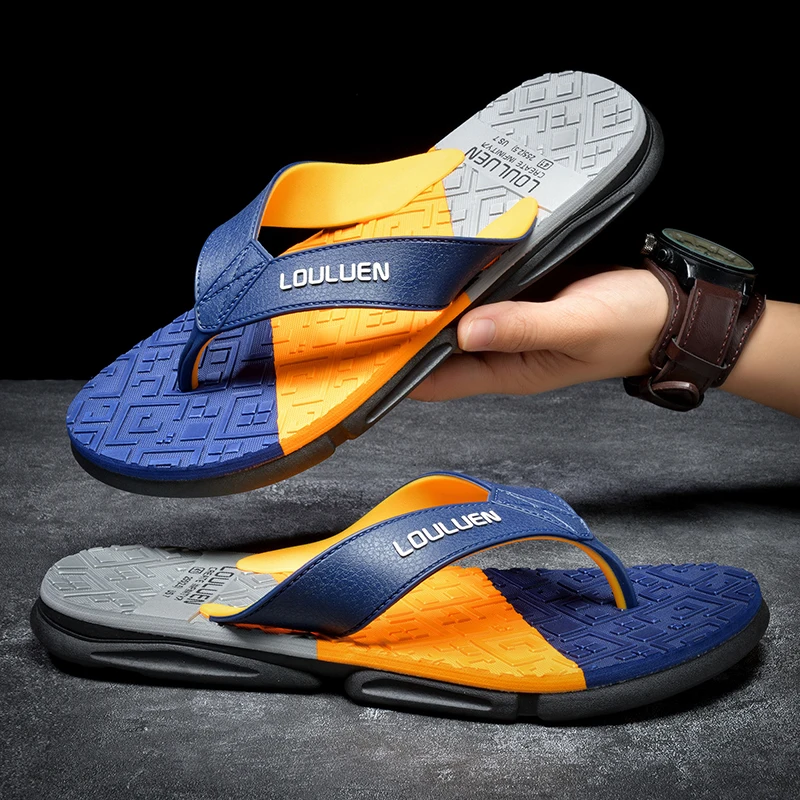 Summer Beach Flip Flops Men Fashion Breathable Hot Sale Outdoor Beach Men Slippers Summer High Quality Brand Men Flip Flops
Summer Beach Flip Flops Men Fashion Breathable Hot Sale Outdoor Beach Men Slippers Summer High Quality Brand Men Flip Flops