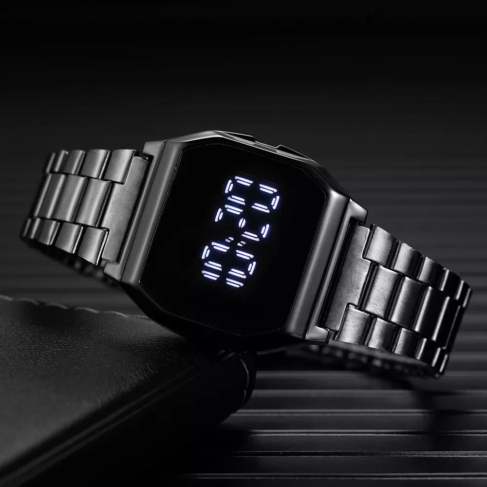 Luxury Brand Men's Sport LED Digital Wrist Watches for Men Women Steel Electronic Watch Full Touch Military Clock Reloj Hombre
Luxury Brand Men's Sport LED Digital Wrist Watches for Men Women Steel Electronic Watch Full Touch Military Clock Reloj Hombre