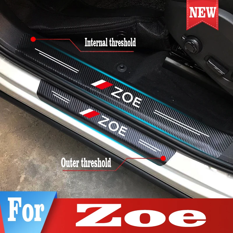 For Renault Zoe Car Door Sill Protection Stickers Scuff Plate Guard Pedal Cover Trim Threshold Stickers Styling Accessories
For Renault Zoe Car Door Sill Protection Stickers Scuff Plate Guard Pedal Cover Trim Threshold Stickers Styling Accessories