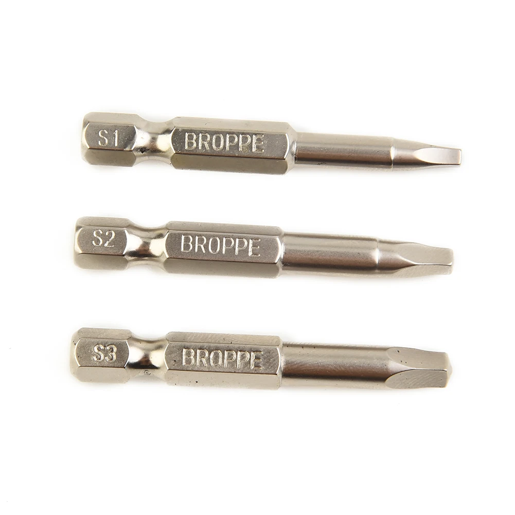 3PCS 50mm Electric Driver Bits Alloy Steel Magnetic Square Head Screwdriver Bits For Electric/hand Screwdrivers Hand Tools
3PCS 50mm Electric Driver Bits Alloy Steel Magnetic Square Head Screwdriver Bits For Electric/hand Screwdrivers Hand Tools