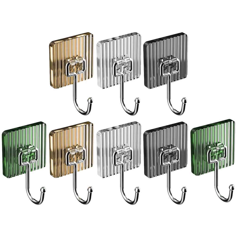 8 Pcs Towel Hooks For Bathrooms Coat Door Hanging Rack Bathroom Towels Stainless Steel Clothes Wall Hangers
8 Pcs Towel Hooks For Bathrooms Coat Door Hanging Rack Bathroom Towels Stainless Steel Clothes Wall Hangers