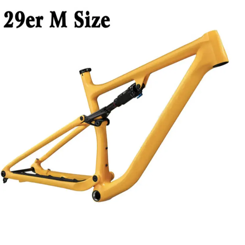 

29er Boost 148*12 Thru-Axle Disc Brake MTB Frame BSA 73mm 1-1/8-1-1/2 Carbon Mountain Bike Frame Shock Absorption