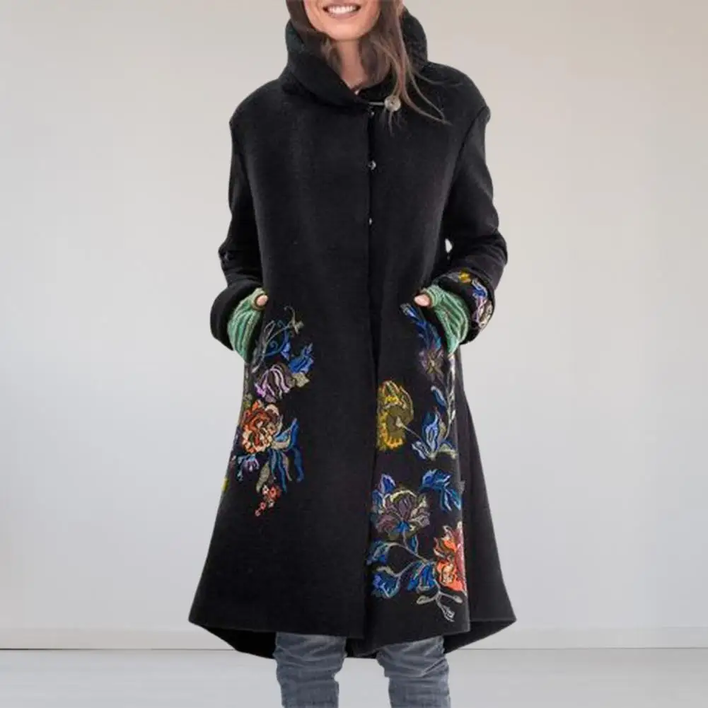 Winter Coat Long All Match Vintage Buttons Outwear Lady Coat Lady Coat for Going Out
Winter Coat Long All Match Vintage Buttons Outwear Lady Coat Lady Coat for Going Out