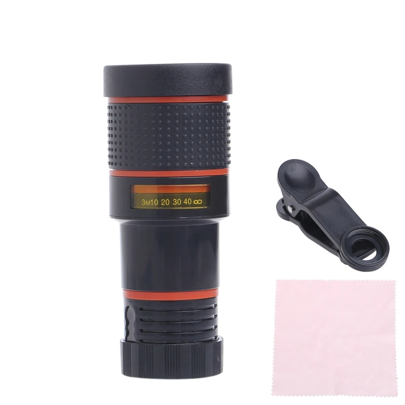 

2022 New 12X Optical Zoom Telescope Camera Lens No Dark Corners HD Phone Telephoto Lens