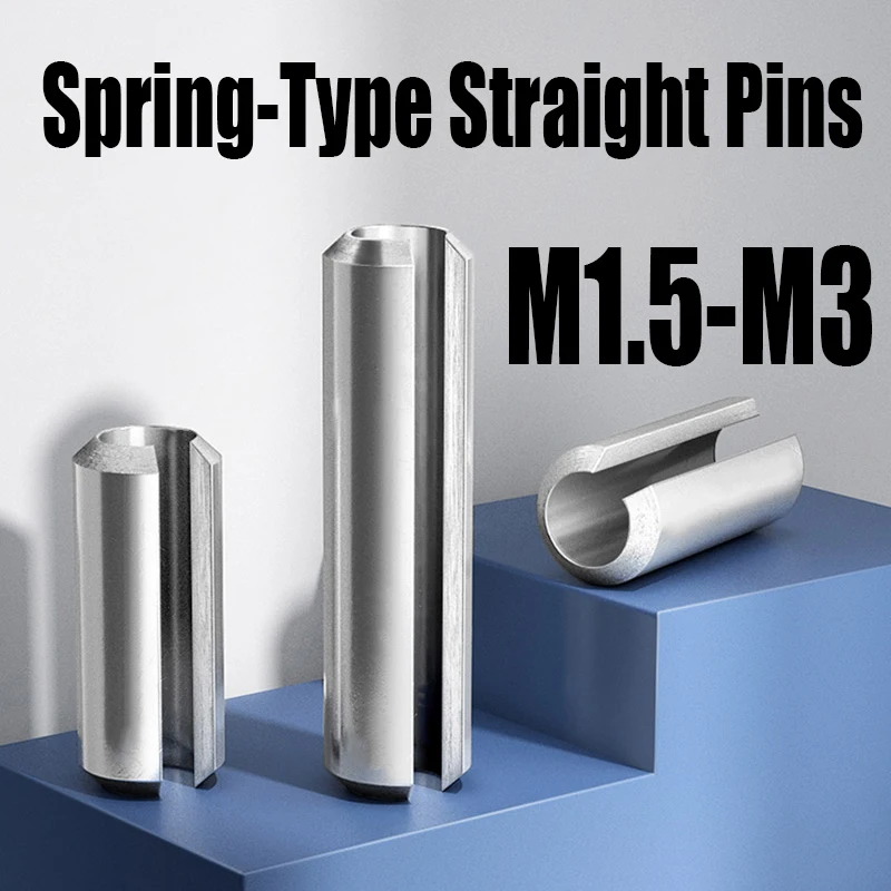 20PCS M1.5 M2 M2.5 M3 304 Stainless Steel Spring-Type Straight Pins Spring Elastic Cylindrical Cotter Pin Dowel
20PCS M1.5 M2 M2.5 M3 304 Stainless Steel Spring-Type Straight Pins Spring Elastic Cylindrical Cotter Pin Dowel
