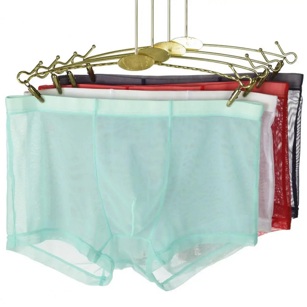 Trendy Men Briefs Elastic Waist Washable Super Soft Mesh Men Panties Underpants Gift Wear Resistant Men Underpants for Adult
Trendy Men Briefs Elastic Waist Washable Super Soft Mesh Men Panties Underpants Gift Wear Resistant Men Underpants for Adult