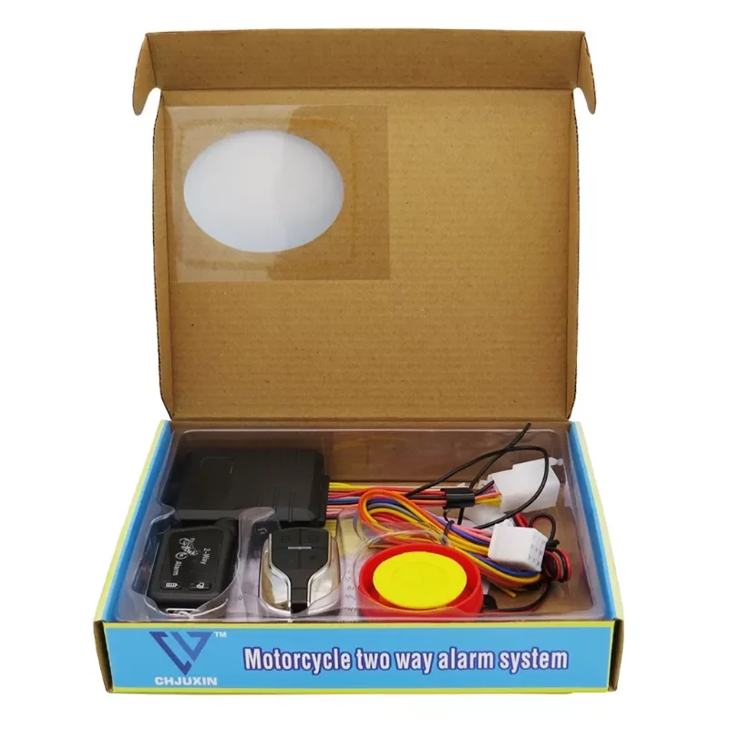 A Set 2 Way Anti-theft Alarm Systems Warning Alarm with Remote Control for Motorcycle Theft Protection
A Set 2 Way Anti-theft Alarm Systems Warning Alarm with Remote Control for Motorcycle Theft Protection