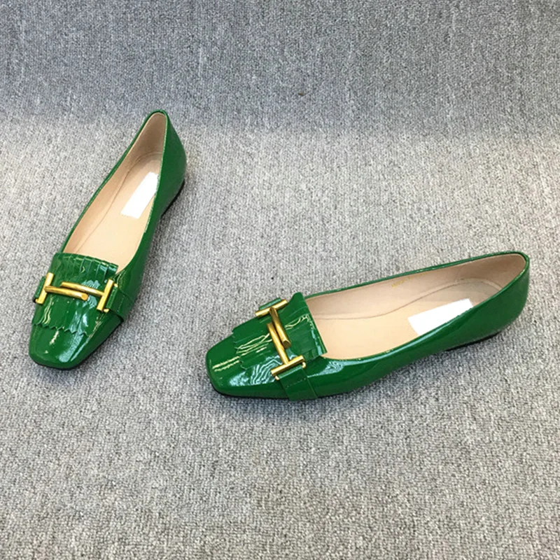 Large Size Metal Buckle Soft Leather Women's Shoes 2023 New Square Head Patent Leather Tassel Flat Shoes Lefu Women's Shoes
Large Size Metal Buckle Soft Leather Women's Shoes 2023 New Square Head Patent Leather Tassel Flat Shoes Lefu Women's Shoes